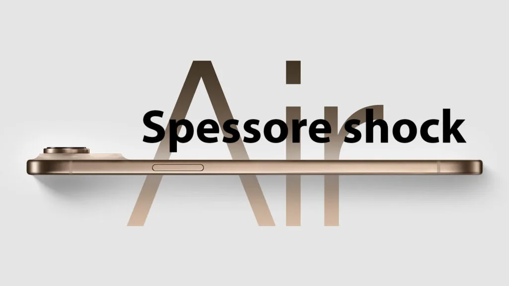iPhone 17 Air: Spessore incredibile di 5.44 mm