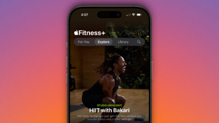 Interfaccia dell'app Apple Fitness su iPhone
