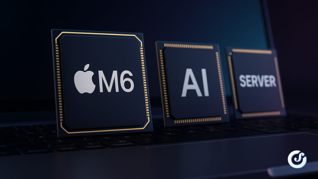 Chip Apple M6 e server AI in arrivo entro il 2027