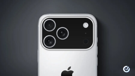 Concept del nuovo iPhone 17 Pro con barra fotocamera posteriore e retro in alluminio infuso