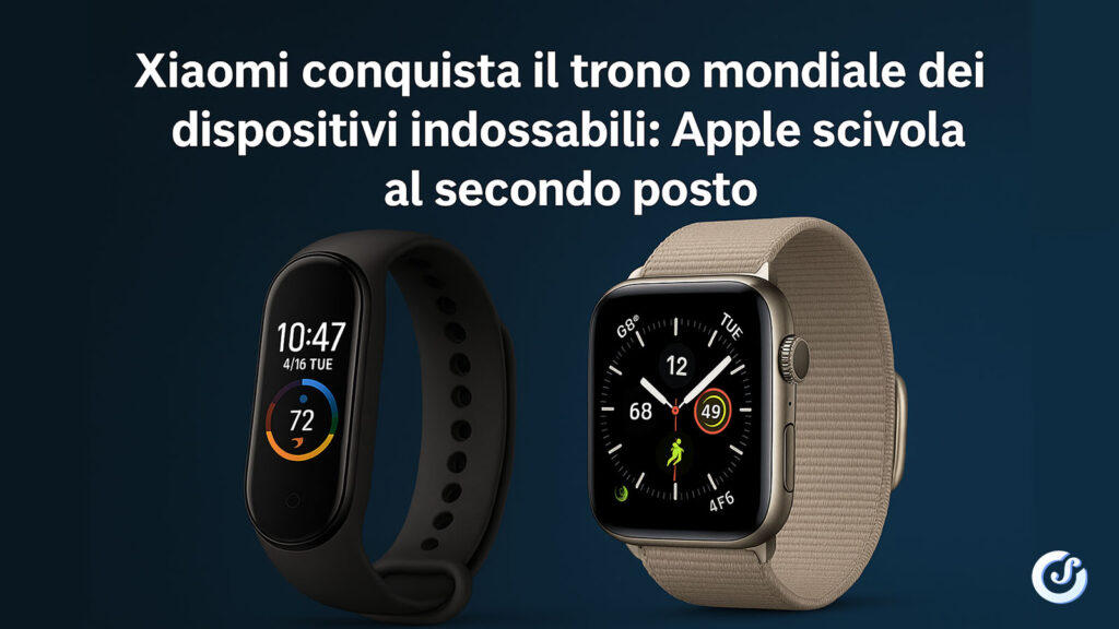 Xiaomi supera Apple classifica mondiale dispositivi indossabili 2025