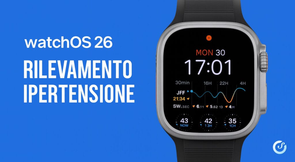 Apple Watch rilevamento ipertensione con watchOS 26
