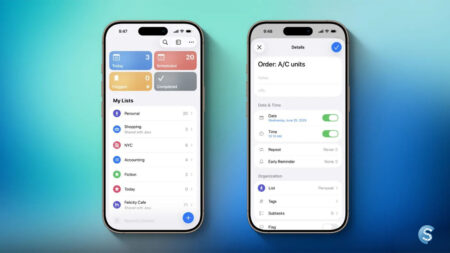 App Promemoria di iOS 26 con nuove funzioni attive