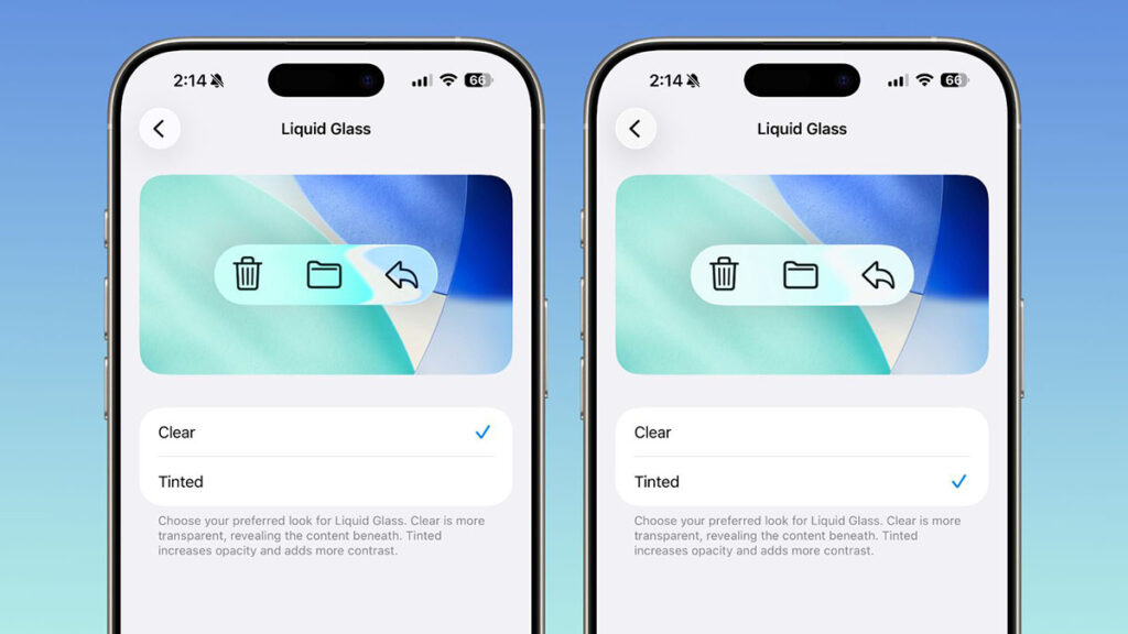 iOS 26.1 beta 4 Liquid Glass