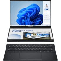 ⭕️Asus Zenbook Duo UX8406CA#B0DPG2GRZK, Notebook con doppio Monitor 14" 3K OLED Glossy touchscreen, 120Hz, Intel Core Ultra 9, RAM 32GB, 1TB SSD, Intel Arc Graphics, Win 11 Home, Grigio