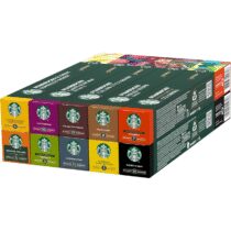 ⭕️STARBUCKS Kit Degustazione Caffè by Nespresso, 10 confezioni da 10 capsule (100 capsule compatibili Nespresso) - Esclusiva Amazon