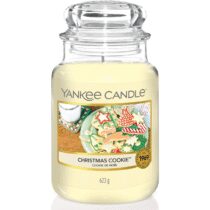 ⭕️Yankee Candle Candela profumata in giara grande | Biscotto di Natale | Durata Fino a 150 Ore | Regali perfetti per le donne