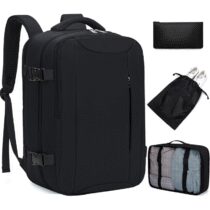 ⭕️Xkdoai per Ryanair Zaino 40x30x20 con Organizer Valigie 3 Pezzi Set Zaino da Viaggio Aereo Bagaglio a Mano Borse da Cabina Aereo Approvato per il volo Rucksack Valigia Zaini