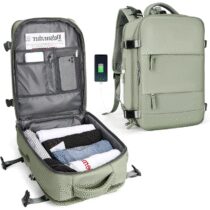 ⭕️SZLX Zaino Ryanair 40x30x20 Sottovuoto Zaino da Viaggio 40x30x20 Wizzair Donna da escursionismo sportivo impermeabile Zaino Casual Laptop da 14 Pollici con porta di ricarica USB Scomparto per Scarpe