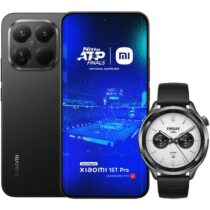 ⭕️Xiaomi 15T Pro, Smartphone 12+256GB, Display Eye-care 6,83" 144Hz, MediaTek Dimensity 9400+, Leica 5x Pro 50MP, 5500mAh, Garanzia 2 Anni, Nero, Caricabatterie non incluso +Xiaomi Watch S4 Nero