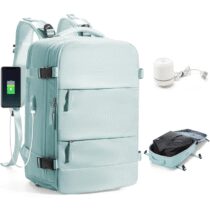⭕️BJLFS Borse da Cabina per Ryanair 40x30x20 Zaino Wizzair Sottovuoto da viaggio 40x20x25 Bagaglio a Mano con compressione sottovuoto,Zaino Easyjet 45x36x20,Zaini Casual per laptop da 14 pollici