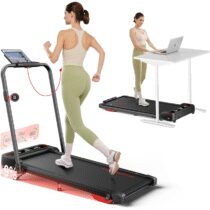 ⭕️2025 Versione Aggiornata Tapis Roulant Elettrico Pieghevole Salvaspazio, Velocità 12 km/h, Inclinazione 9%, Motore 2.5HP, Schermo LED Extra Large a Colori, Silenzioso per Casa e Ufficio
