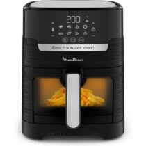 ⭕️Moulinex Easy Fry & Grill Vision Friggitrice ad Aria 4.2 Litri/ 1Kg, Griglia Elettrica, Fino a 6 Persone, Griglia Removibile, 8 Programmi, Tecnologia Grill e Extra Crisp, App per Ricette,EZ5068