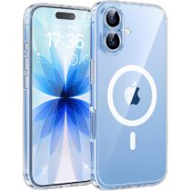 ⭕️TOCOL Cover Magnetica per iPhone 17 6,3 Pollic, Compatibile con MagSafe, Protezione Fotocamera Integrata, Senza Ingiallimento, Trasparente