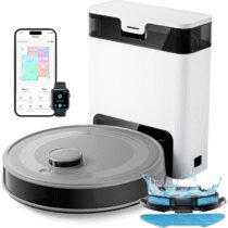 ⭕️LEFANT M2 Pro Robot Aspirapolvere Lavapavimenti con Mappatura, 6000Pa, Navigazione Laser dToF, Evitamento Ostacoli PSD, Svuotamento Automatico Polvere, Pulizia Personalizzata, WiFi/App/Alexa