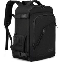⭕️WENIG Zaino per Ryanair 40x20x25 Zaino da Viaggio Aereo Bagaglio a Mano 20L Piccolo Borsa da Cabina per Voli,14 Pollici Zaino Porta PC con Caricatore USB per Scuola Trekking Lavoro Nero