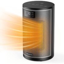 ⭕️Stufetta Elettrica da Bagno PALINTH, Termoventilatore con 4 Modalità, Termostato, Protezione da Surriscaldamento e Ribaltamento, Timer 8 Ore, per Interni e Camera da Letto