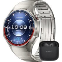 ⭕️HUAWEI WATCH GT 6 Pro Titanio + FreeBuds SE 3 Nero, Smartwatch, Display AMOLED da 1,47 pollici, Fino a 21 giorni, Ciclismo di Livello Pro, Oltre 100 Modalità Sportive, iOS e Android, Analisi ECG, NFC
