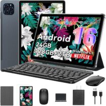 ⭕️TABWEE Android 16 Tablet con Tastiera e Penna, Gemini AI, Display FHD da 11 Pollici, 24GB RAM + 128GB RAM/ 2TB TF, 13MP, 8000mAh, Widevine L1, 5G WiFi, GPS, Face ID, Tablet in Offerta