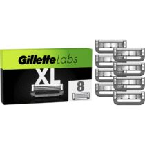 ⭕️Gillette Labs 8 Lamette da Barba di Ricambio a 5 Lame per il Rasoio Barba Manuale Gillette Labs Con Barra Integrata, Rasatura Profonda e Duratura, Comfort e Profondità