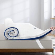 ⭕️Bedstory Topper Singolo 80x190 cm Alto 7 cm, Materasso Correttore in Memory Foam con Gel, Coprimaterasso con 4 Angoli Elastici, Rimovibile e Lavabile