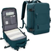 ⭕️SZLX Zaino Ryanair 40x30x20 Sottovuoto con Pompa Zaino Ryanair 40x20x25 Donna Zaino da Viaggio Wizzair Bagaglio a Mano Uomo per Laptop da 14 Pollici Borse da Cabina 45x36x20 Easyjet con Porta Scarpe