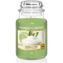 ⭕️Yankee Candle Candela profumata in giara grande | Calce alla vaniglia | Durata Fino a 150 Ore | Regali per donne