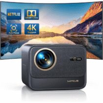 ⭕️【Netflix Ufficiale/Dolby】Proiettore 4K, 28000 Lumen Autofocus/6DKeystone Videoproiettore WiFi Bluetooth, WiMiUS Proiettore 1080P Full HD, Proiettore Sigillato & a Prova di Polvere/PS5/HDMI/USB
