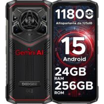 ⭕️DOOGEE Blade 20 Pro Rugged Smartphone Android 15, 24GB+256GB/2TB TF, Octa Core Telefono indistruttibile, 11800mAh con Visione Notturna Celluare Antiurto, 50MP/NFC/Fingerprint/Face ID/OTG/Widevine L1