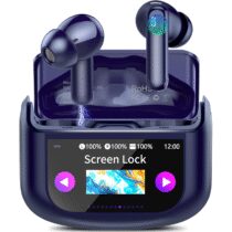 ⭕️AI Cuffie Traduzione, 4-in-1 Auricolari Cuffiette, Traduttore Istantaneo Vocale in 164 Lingue, Cancellazione Rumore ANC/ENC, 7 Modalità Traduzione, Schermo Tattile LED, Musica/Chiamate/Traduttore