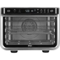 ⭕️Ninja Foodi Forno Multifunzione 10 in 1, Fornetto Elettrico Portatile da Piano di Lavoro, 10 Funzioni, Friggere ad Aria, Arrostire, Grigliare, Disidratare, Riscaldare, Argento/Nero, DT200EU