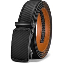 ⭕️BULLIANT Cintura Uomo, Cintura Pelle Uomo Cricchetto Automatica Fibbia 35mm,Trim Regolabile per Adattars