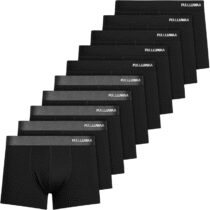 ⭕️Fulllluwaa Boxer Uomo 10 Pezzi – 95% Cotone, Elasticità, Taglia M-4XL, Lavorazione Squisita & Tessuto Morbido