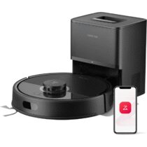 ⭕️roborock Q7 L5+ Robot Aspirapolvere con Stazione Svuotamento Automatico, 8.000 Pa, Quantità d'acqua Regolabile per il Lavaggio, Doppio Anti-groviglio, Auto Boost sui Tappeti, Nero