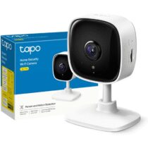 ⭕️Tapo C100 Telecamera Wi-Fi Interno, Videocamera Sorveglianza FHD, Visione Notturna, Audio Bidirezionale, Notifiche in Tempo Reale del Sensore di Movimento, MicroSD fino a 512GB