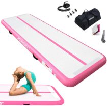 ⭕️RISINGUKST Air Track Ginnastica Artistica 10/20cm Spessore, 2/3/4/5/6m materassino palestra con Pompa Elettrica per Casa, Air Roller