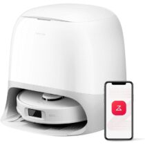 ⭕️roborock Qrevo Curv S5X Robot Aspirapolvere, Doppio Antigroviglio, 18.500 Pa, Spazzola Laterale e Mocio FlexiArm, Rilevamento Intelligente dello Sporco, Lavaggio con acqua calda a 75°C, SmartPlan