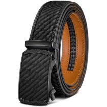 ⭕️BULLIANT Cintura Uomo, Cintura Pelle Uomo Cricchetto Automatica Fibbia 35mm,Trim Regolabile per Adattars
