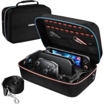 ⭕️iVoler Custodia di Trasporto compatibile con Nintendo Switch 2 Modella (2025), Case da Viaggio Rigido Deluxe per Console Switch, Dock Switch, Caricabatteria Originale, Gioco e Altri Accessori