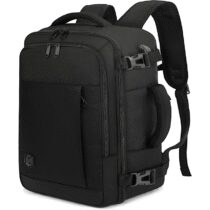 ⭕️VANKEV Zaino Ryanair 40x20x25 Zaino da Viaggio Aereo Bagaglio a Mano 20L Donna Uomo per PC Portatili 14 Pollici per Scuola e Lavoro Trekking nero