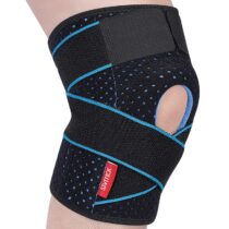 ⭕️SIVITICK Tutore Ginocchio con Stabilizzatori Laterali Ginocchiera Ortopedica Rotulea Regolabile Supporto Sportiva Neoprene per Legamenti Rotula Menisco Fascia Ginocchio, per Artrite 1 Pezzo