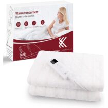 ⭕️REDKEY Scaldaletto Elettrica Singolo,150x80 cm Sottocoperta,7 Temperature,Coperta Termica con Spegnimento Automatico,Termoforo,Lavabile