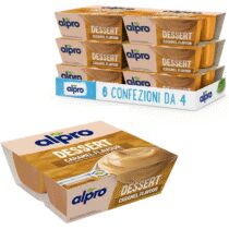 ⭕️ALPRO DESSERT 100% Vegetale al gusto CARAMELLO, morbido e goloso (6 confezioni da 4x125 g)