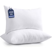 ⭕️Utopia Bedding Set di 2 Cuscini, 40 x 60 cm Imbottitura per Cuscino, Cuscini Divano, Cuscino Interno (Bianco)