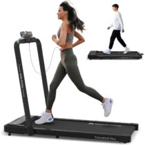 ⭕️Mobvoi Home Tapis Roulant AI Intelligente 3 in 1 per casa e ufficio Supporto per Tapis Roulant per Tazza Telefono Laptop Ampia Area di Corsa Display a LED TicSports Zwift Kinomap APP 12km/h 120kg