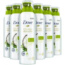 ⭕️DOVE Mousse Doccia Olio di Cocco 6x200 ml (Confezione da 6)