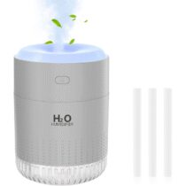 ⭕️SZO Umidificatore per cameretta dei Bambini Umidificatore Mini Umidificatore per Uso Interno Umidificatore per Interni con Luce LED,Funzione di autospegnimento e Due modalità di nebulizzazione