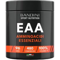 ⭕️Bandini® EAA Aminoacidi Essenziali 480 COMPRESSE - Con 9 Amminoacidi Intra Pre e Post Workout - Integratore alimentare per lo Sport - Essential Amino - Essenziale, Vegan e senza zuccheri - 96 Dosi