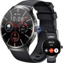⭕️OUKITEL Smartwatch Uomo Donna, 1.43" AMOLED Orologio Intelligente Watches con Effettua Risposta Chiamate Bluetooth,100+ Sportive Fitness Bussola Contapassi Sonno Monitor IP68 Impermeabile,Android iOS