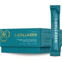 ⭕️I-COLLAGEN - Integratore Collagene e Acido Ialuronico con Bamboo e Vitamina E per Capelli, Pelle e Articolazioni - Confezione 30 Stick di Collagene Vegano da Bere - MOOLECOLA